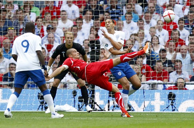 Soccer - UEFA Euro 2012 - Qualifying - Group G - England v Switzerland - Wembley Stadium